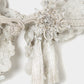 silver braid ribbon bustier【Delivery in March 2025】