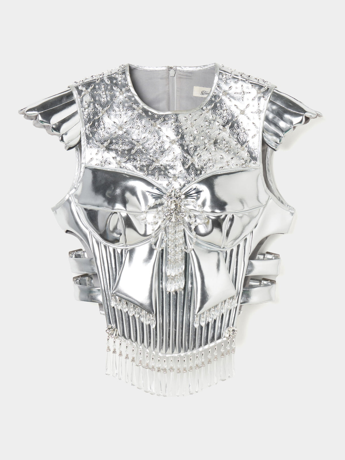 Cheast Ribbon chest ribbon belted armor tops【Delivery in August 2025】 – tanakadaisuke