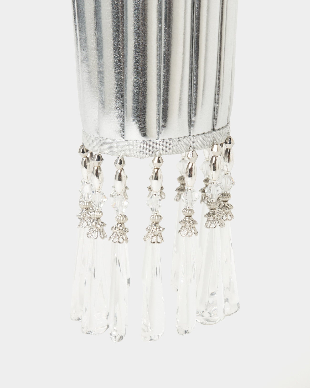 crystal fringe silver armcover【Delivery in March 2025】