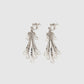 dropped shape silver earrings【Delivery in March 2025】