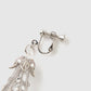 crystal stone silver earrings【Delivery in March 2025】