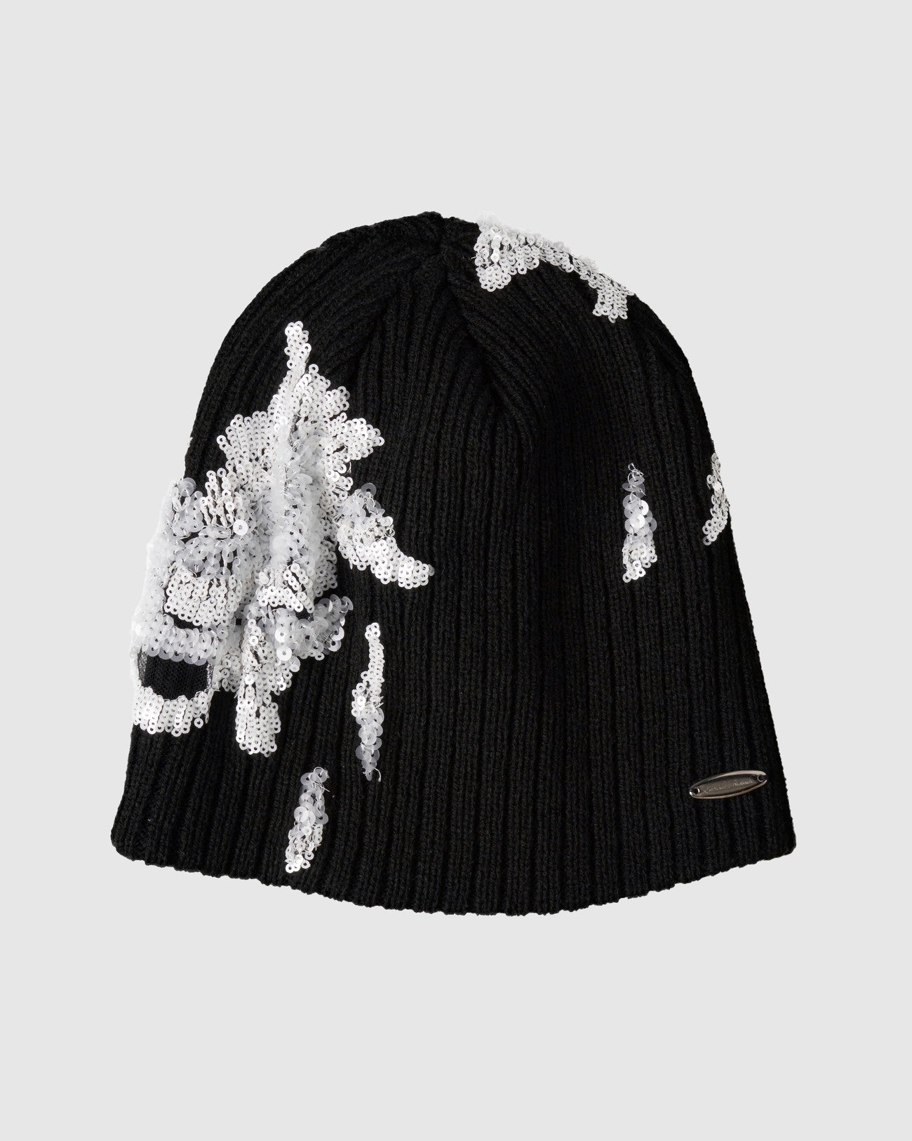 snow piles up beanie Black【Delivery in March 2025】