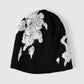 snow piles up beanie Black【Delivery in March 2025】