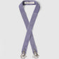 【STUDIOUS Special item】crystal silver tip velvet long ribbon Lavender gray 【Delivery in January 2025】