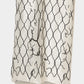 damaged fence beads embroidery pants【Delivery in September2025】
