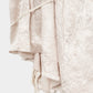 front hook ribbon satin blouse Beige【Delivery in July 2025】