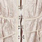 front hook ribbon satin blouse Beige【Delivery in July 2025】