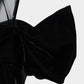 dropped shoulder velour cami dress【Delivery in July 2025】