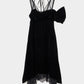 dropped shoulder velour cami dress【Delivery in July 2025】