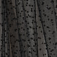 back ribbon dot tulle dress【Delivery in August 2025】