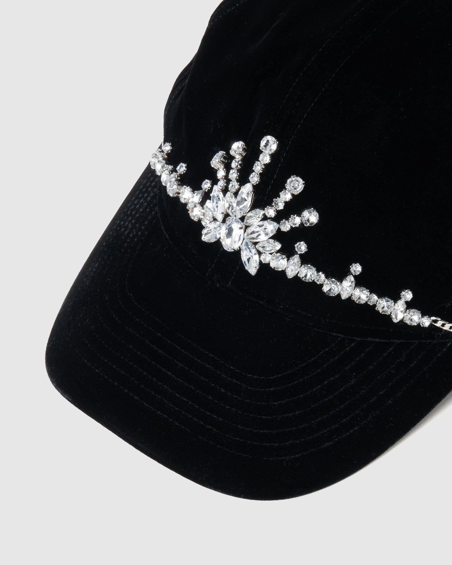 bijou tiara velvet cap【Delivery in August 2025】
