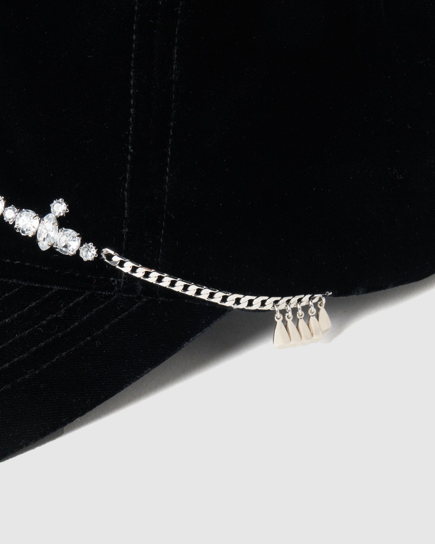 bijou tiara velvet cap【Delivery in August 2025】