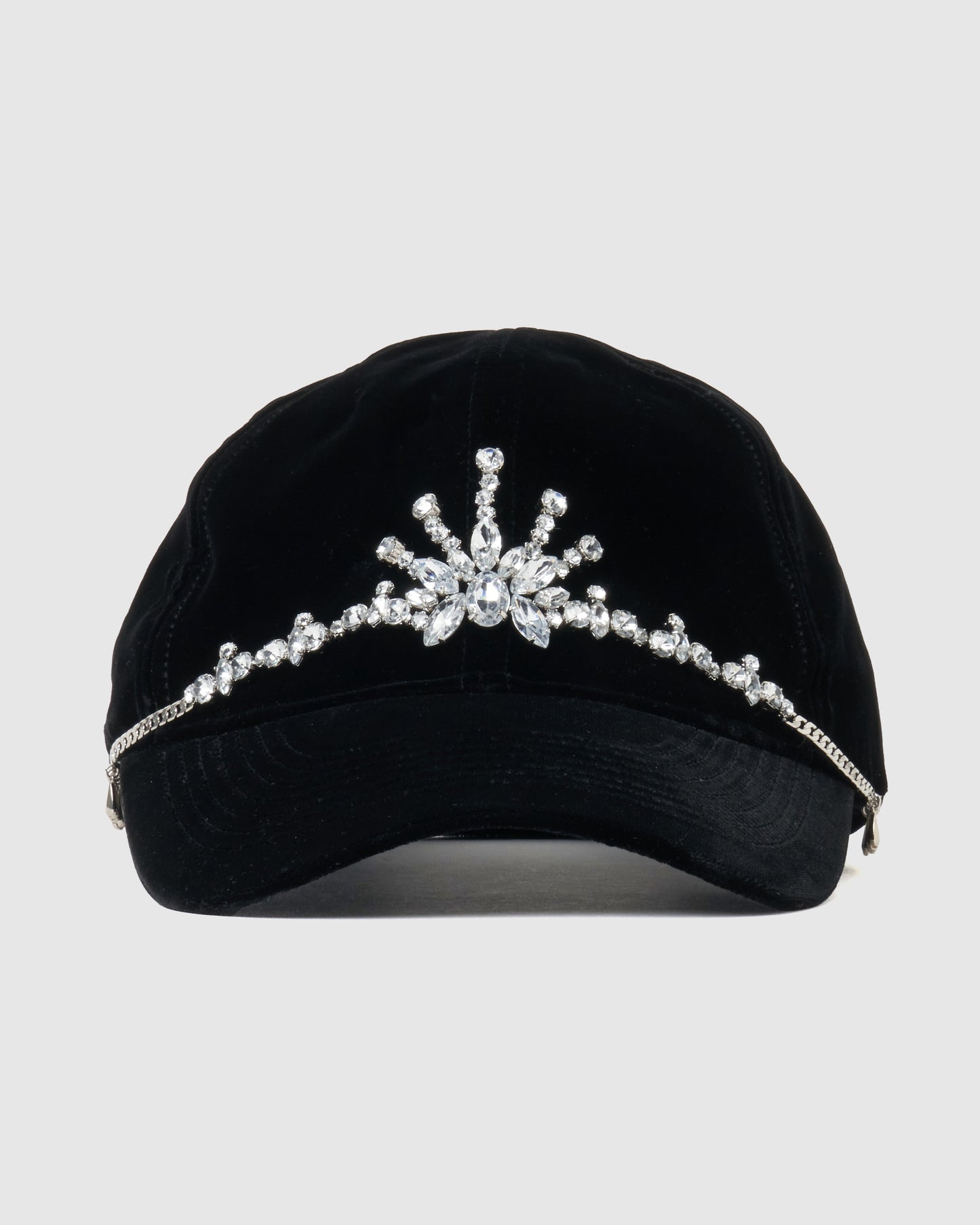 bijou tiara velvet cap【Delivery in August 2025】