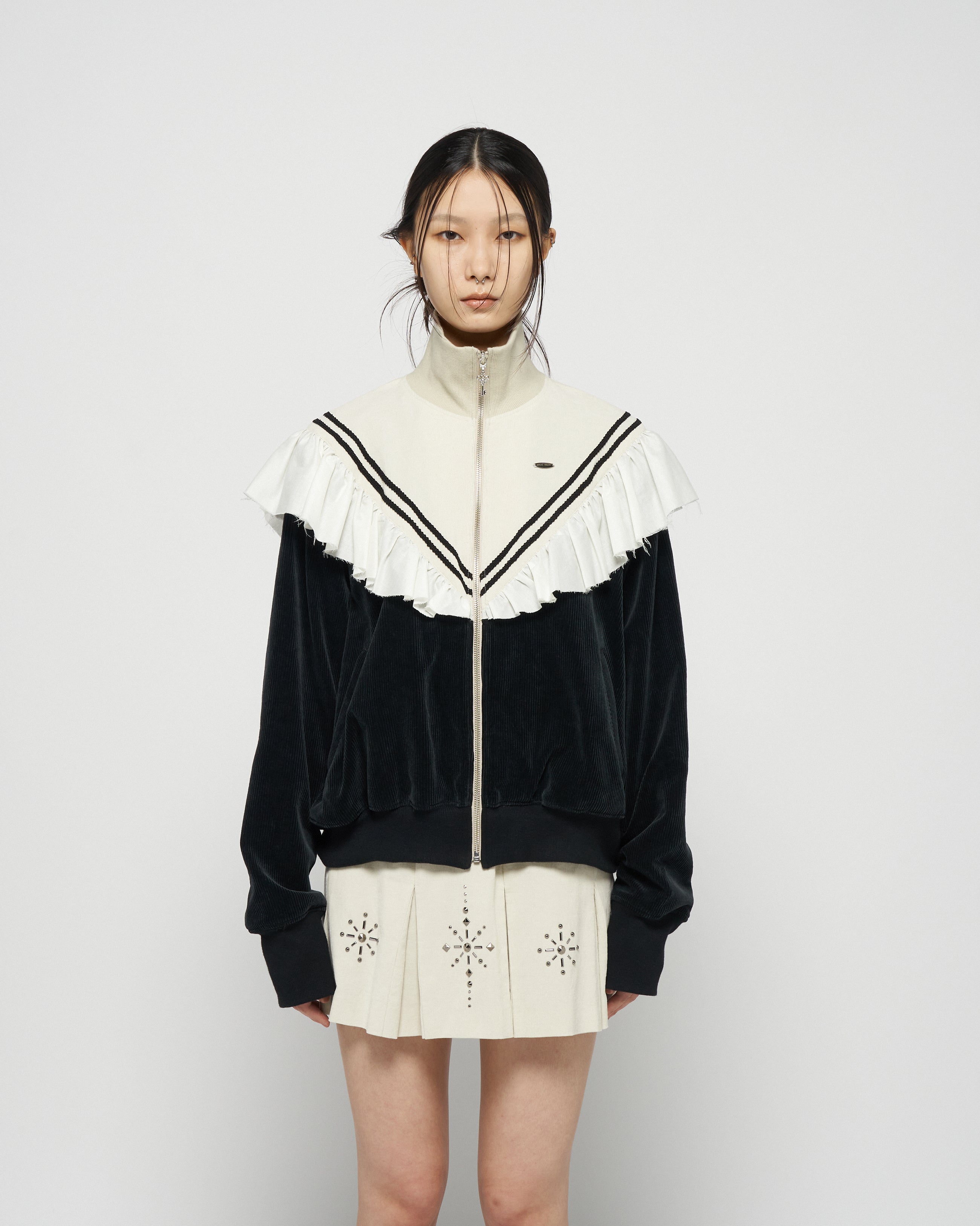タナカダイスケ| frill corduroy track jacket – tanakadaisuke