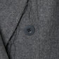 seam frayed melton coat Gray【Delivery in November 2025】