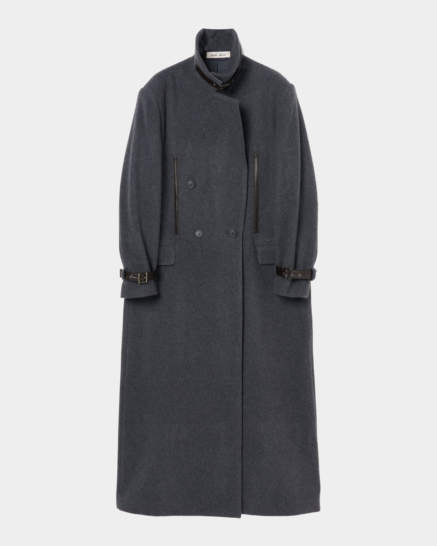 lace up soutien collar coat Gray【Delivery in November 2025】