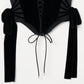 side ribbon velvet corset【Delivery in November 2025】