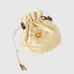 flower embroidery mini kinchaku bag【Delivery in November 2025】