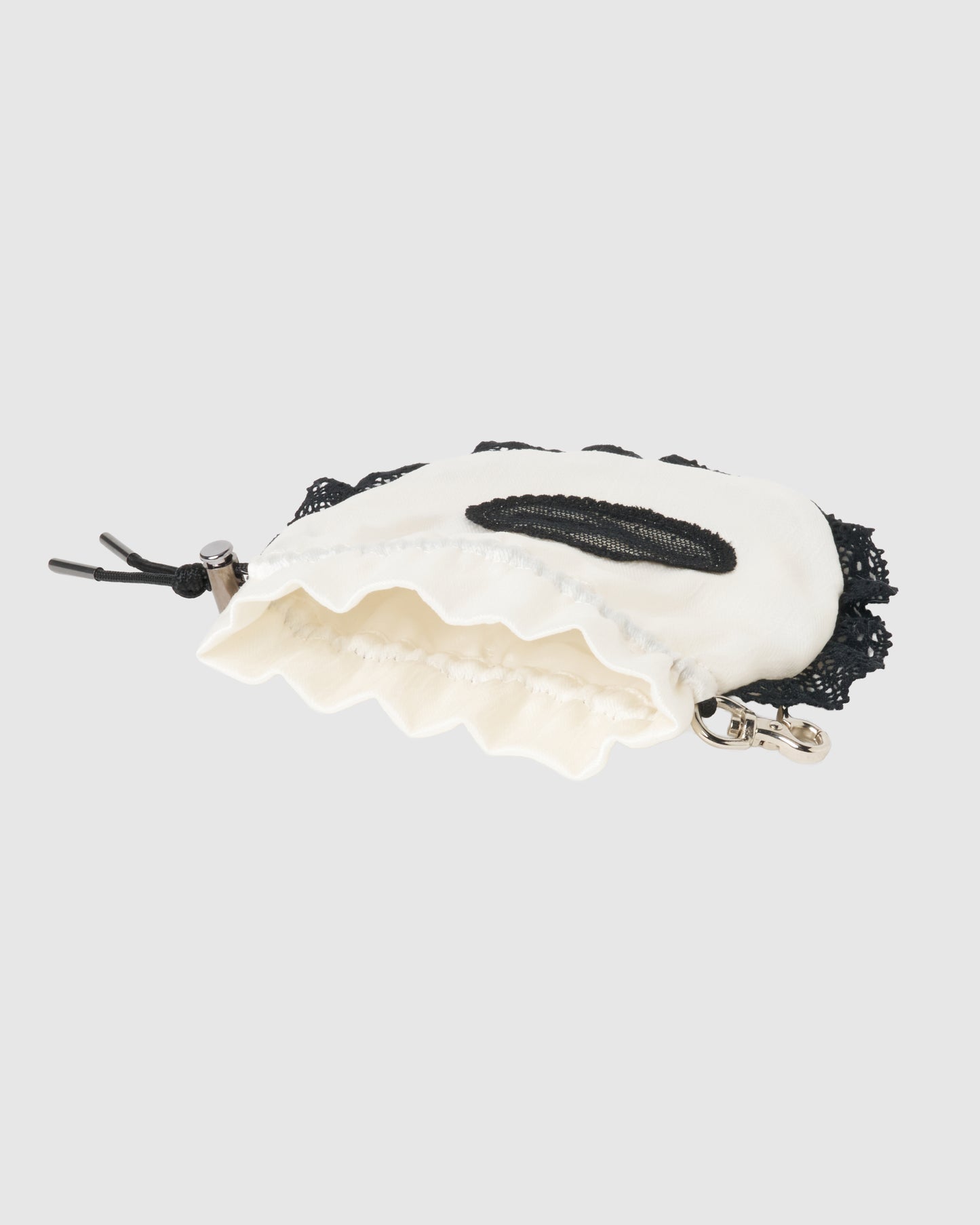 black lace mini kinchaku bag【Delivery in November 2025】