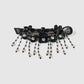 snow bijou mini barrette Black【Delivery in November 2025】