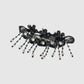 snow bijou mini barrette Black【Delivery in November 2025】
