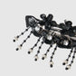 snow bijou mini barrette Black【Delivery in November 2025】