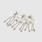 snow bijou mini barrette white【Delivery in  November 2025】