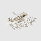 snow bijou mini barrette white【Delivery in  November 2025】
