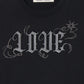 LOVE sparkle T-shirt Black × Silver【POPUP先行】