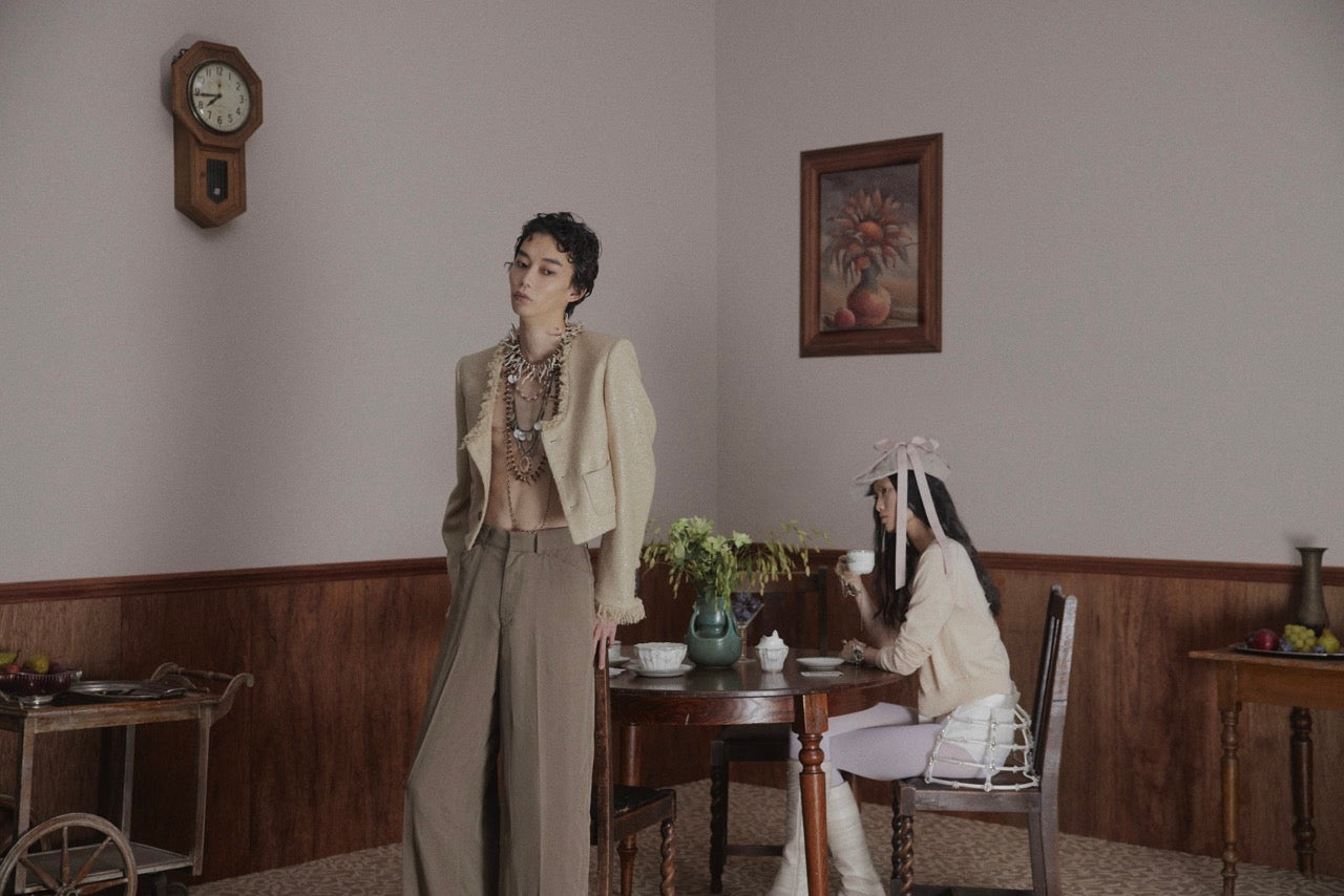 【tanakadaisuke】crystal ribbon (gray) tanakadaisuke】crystal ribbon (gray) tanakadaisuke】crystal