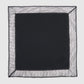 flower lace frame scarf Black【Delivery in November 2025】