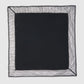 flower lace frame scarf Black【Delivery in November 2025】