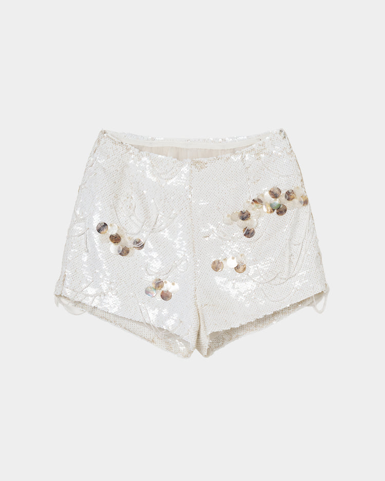 scale embroidery spangle pants【Delivery in March 2026】