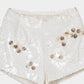 scale embroidery spangle pants【Delivery in March 2026】