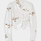 scale embroidery spangle jacket【Delivery in March 2026】