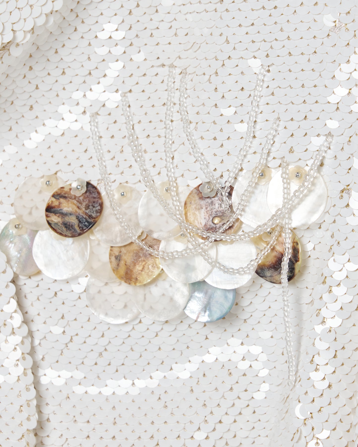 scale embroidery spangle jacket【Delivery in March 2026】