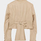 U neck fringe tweed jacket【Delivery in March 2026】