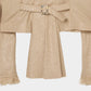 U neck fringe tweed jacket【Delivery in March 2026】