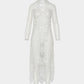 beads embroidery scallop dress【Delivery in March 2026】