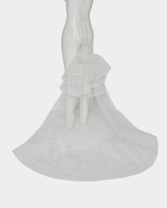 tulle train skirt【Delivery in March 2026】