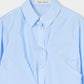 wave tuck lumen embroidery shirt Pale blue【Delivery in January 2026】