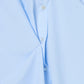 wave tuck lumen embroidery shirt Pale blue【Delivery in January 2026】