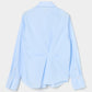 wave tuck lumen embroidery shirt Pale blue【Delivery in January 2026】