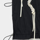 ribbon tulle embroidery wind breaker Black 【Delivery in January 2026】