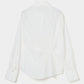 wave tuck lumen embroidery shirt White【Delivery in January 2026】