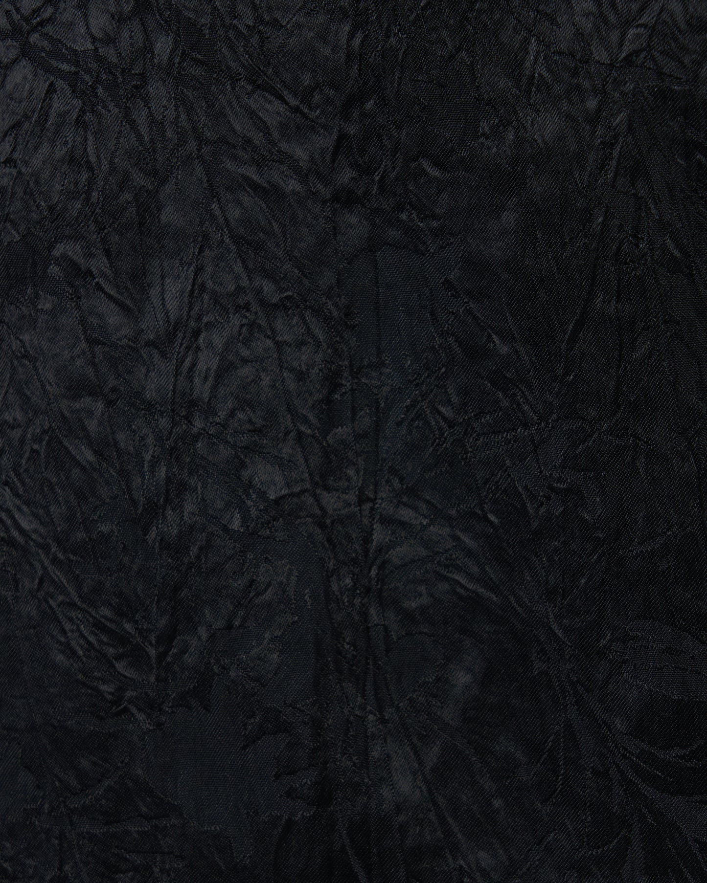 Wild bloom beads embroidery open collar shirt Black【Delivery in March 2026】