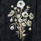 Wild bloom beads embroidery open collar shirt Black【Delivery in March 2026】