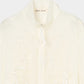 ribbon tulle embroidery wind breaker White 【Delivery in January 2026】