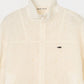 fuzzy lace drawstring blouson Cream【Delivery in January 2026】