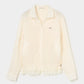 fuzzy lace drawstring blouson Cream【Delivery in January 2026】